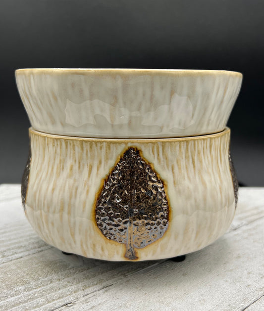 Bronze Leaf Warmer