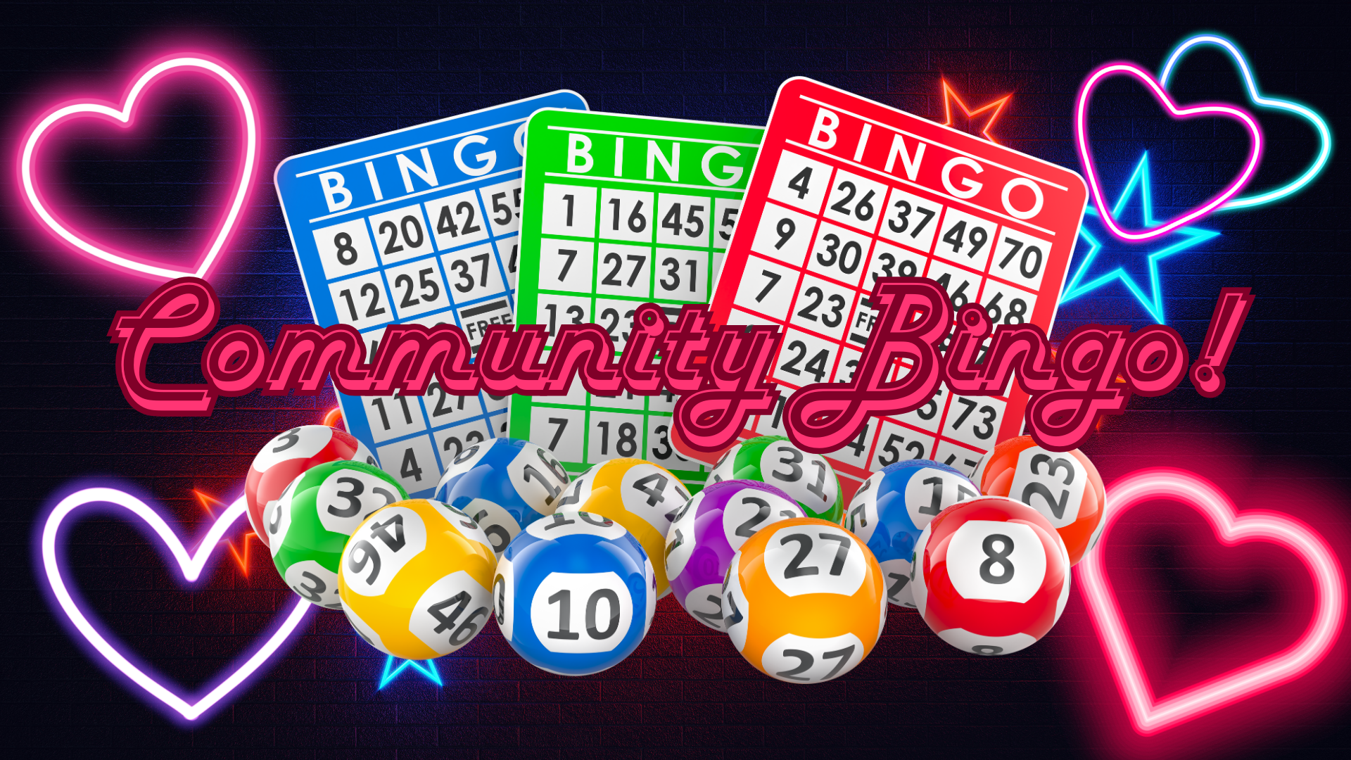 Community Bingo - Sponsored by Bearmont Candles